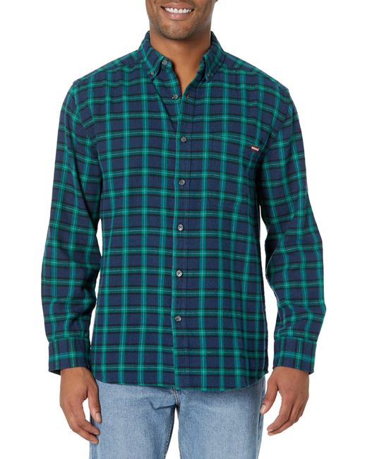 Wolverine Blue Hastings Flannel Shirt for men