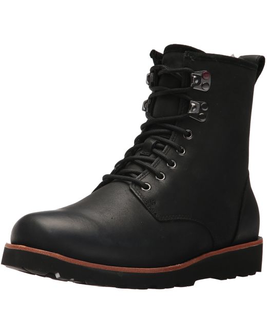 lined combat boots