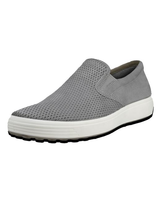 Ecco Gray Soft 7 Slip On 2.0 Sneaker for men