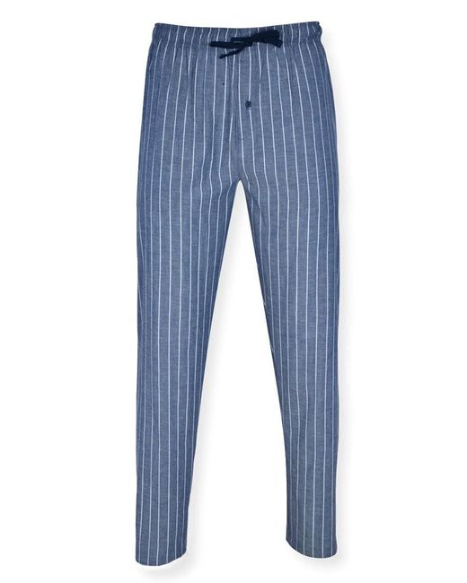 Hanes Blue Woven Pajama Pant for men