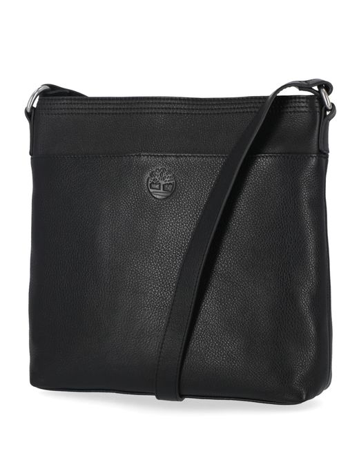 Timberland Black Large Leather Crossbody Purse Shoulder Bag