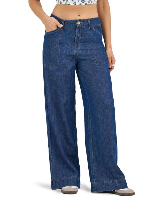 Lee Jeans Blue Legendary Drapey Trouser Pant