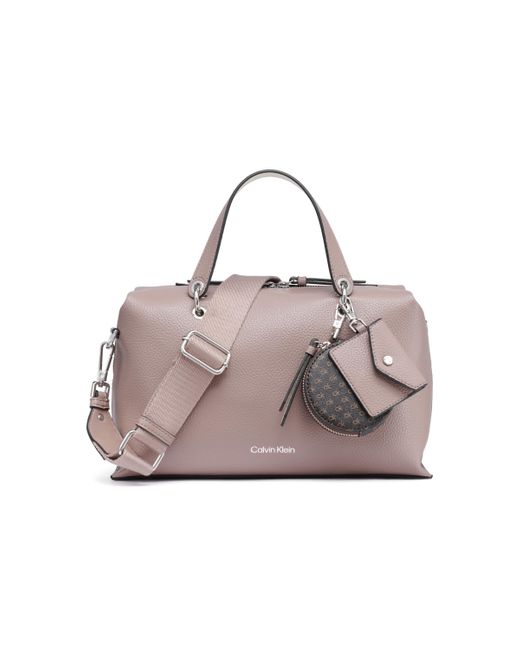 Calvin Klein Pink Cali Satchel