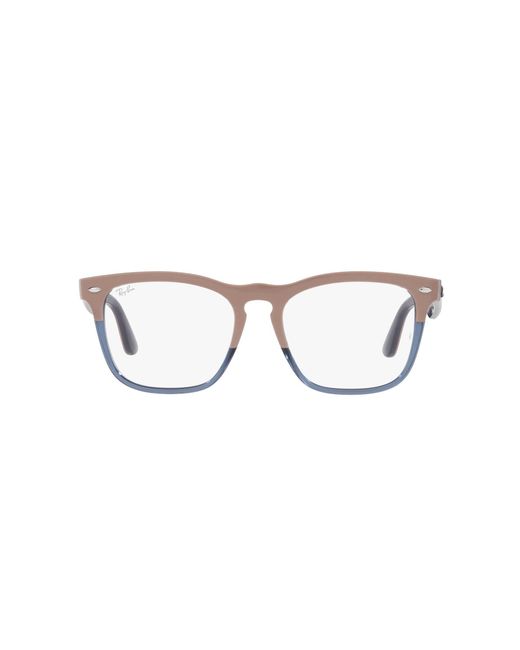 RayBan Synthetic Rx4487vf Steve Low Bridge Fit Square Prescription