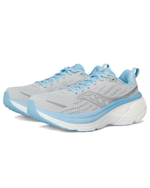Saucony Women's Blue Hurricane 25 Running Shoes Cloud/Breeze B
