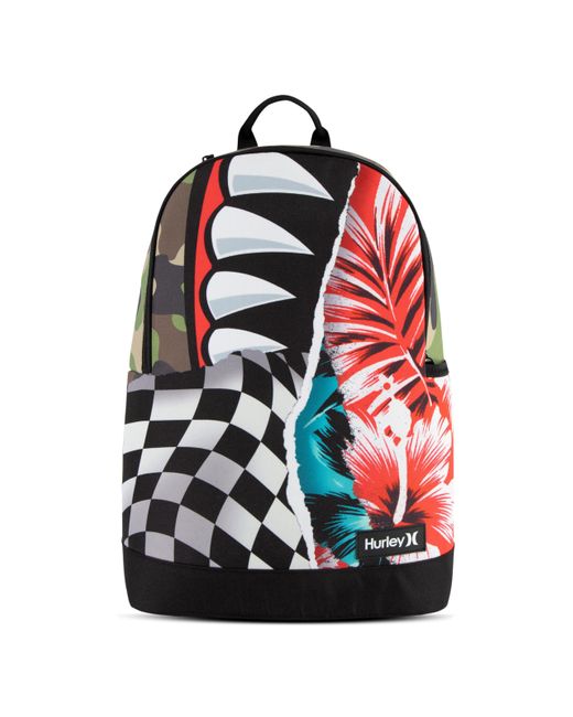 Hurley Red Graphic Backpack for men