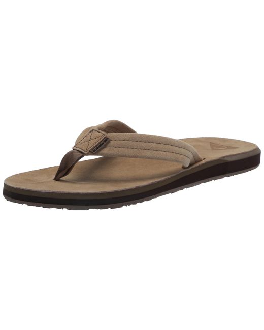 Quiksilver Black Carver Suede Plus 3 Point Flip Flop Athletic Sandal for men