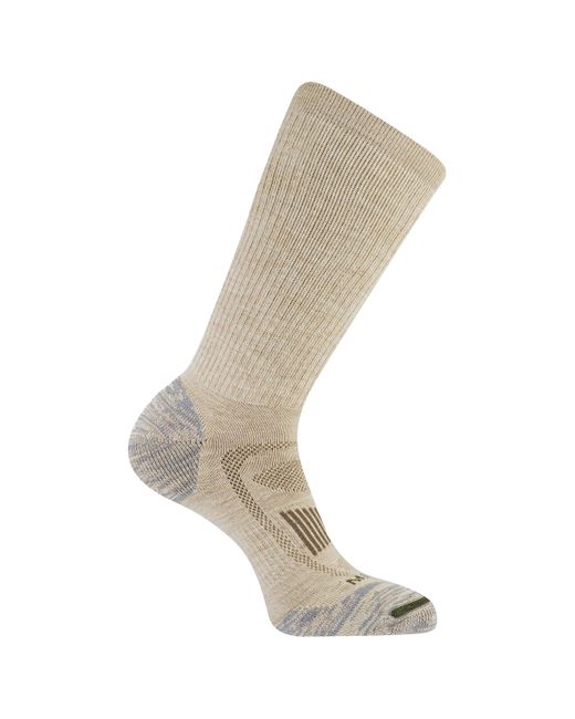 Merrell Natural Zoned Cushioned Wool Hiking Socks-1 Pair Pack-breathable Arch Support
