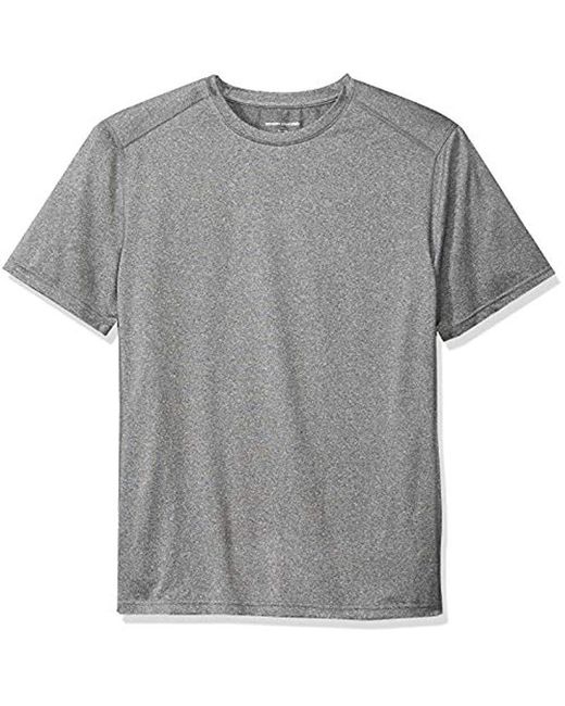 Lyst Amazon Essentials Tech Stretch Shortsleeve Tshirt in Gray for Men