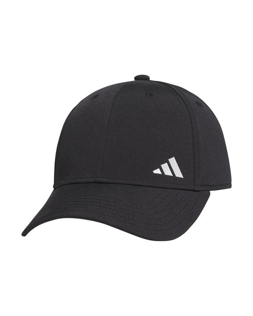 Adidas Black Backless Ponytail Hat Adjustable Fit Baseball Cap