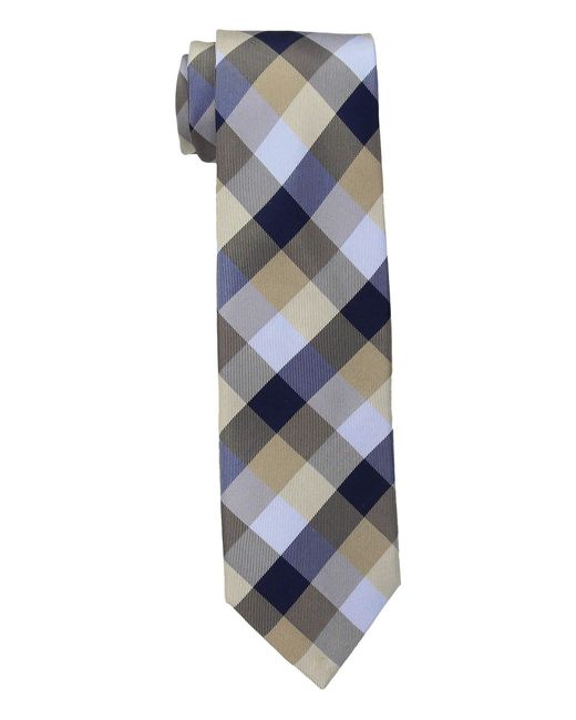 Tommy Hilfiger Blue S Buffalo Tartan Neckties for men