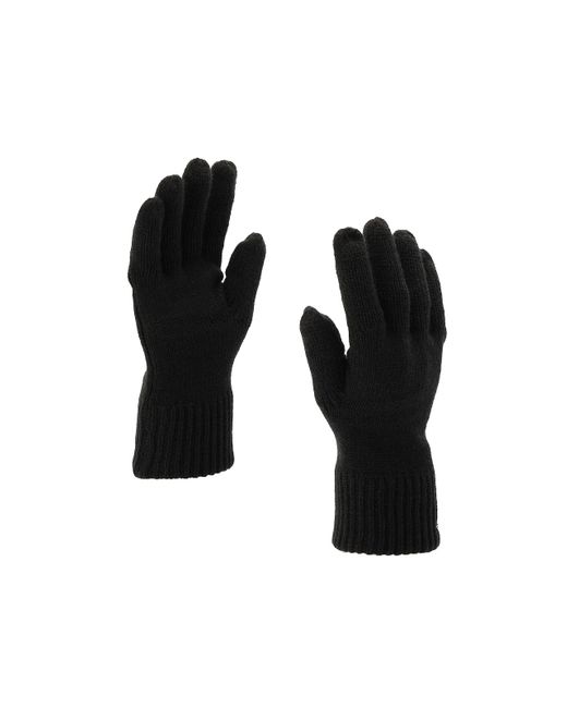 Tommy Hilfiger Black Split Stitch Flag Gloves for men