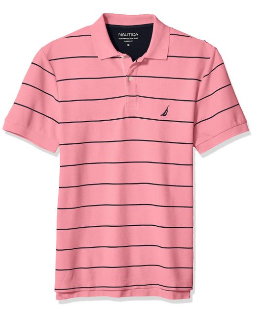 nautica pink polo shirt