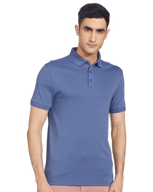 Calvin Klein Solid Short Sleeve Liquid Touch Cotton Polo Shirt With Uv ...