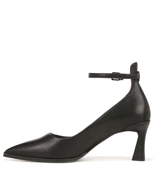 Franco Sarto S Danielle Pointed Toe Ankle Strap Pump Black Leather 7 M