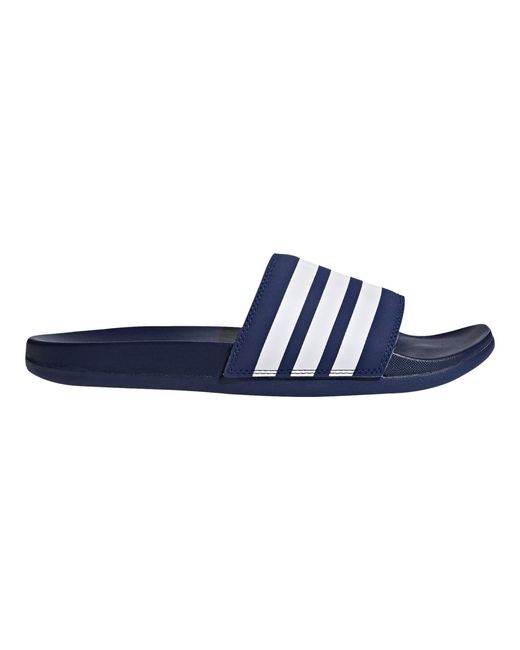 Adidas Blue Adilette Comfort Slides for men
