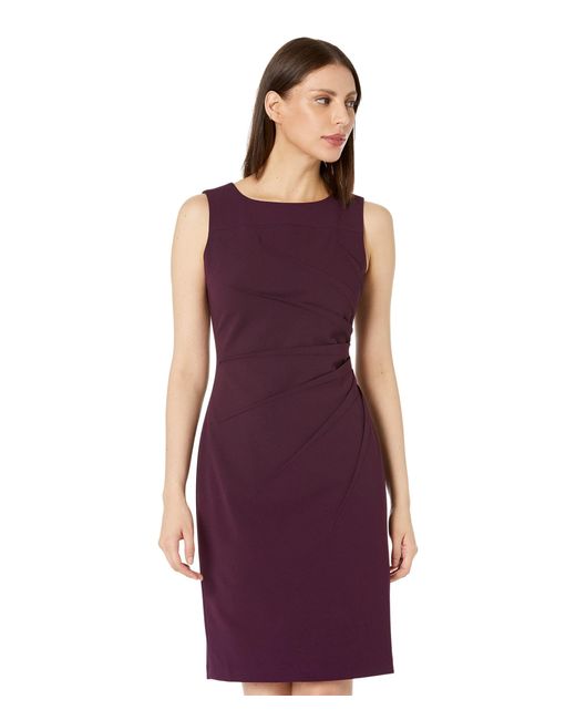 Calvin Klein Purple Starburst Sheath Dress