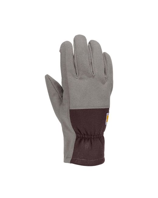 Carhartt Gray Synthetic Suede Stretch Knit Glove