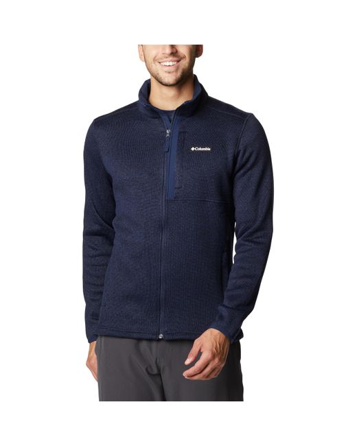 Columbia Blue Sweater Weather Full-zip Jacket for men