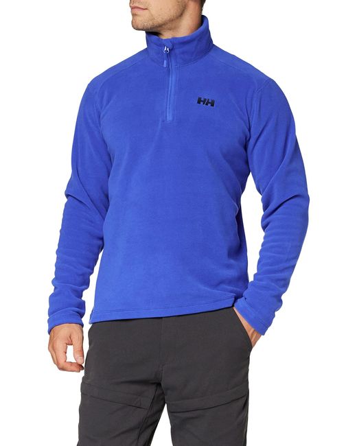 Helly Hansen Blue Daybreaker 1/2 Zip Fleece Pullover Jacket for men