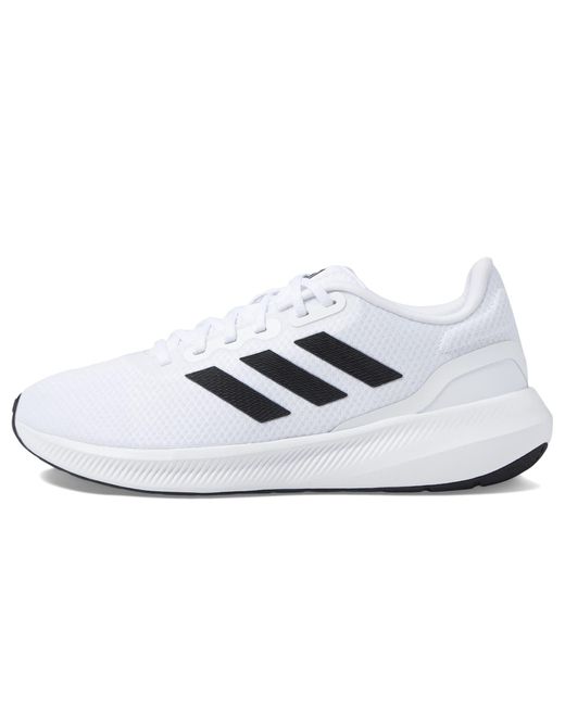 Adidas White Run Falcon 3.0 Shoe for men