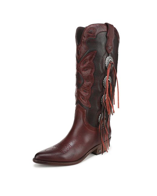 Sam Edelman Brown Rhett Western Boot