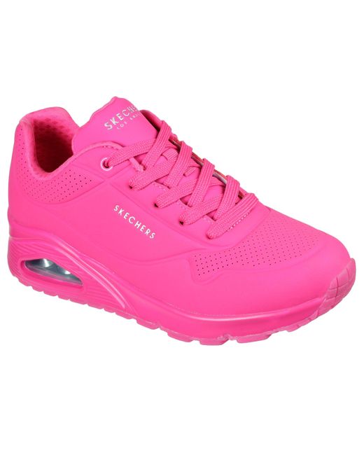 Skechers Pink Uno-stand On Air Sneaker for men