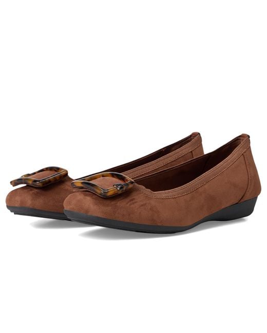 Anne Klein Brown Ballet Flat Umari