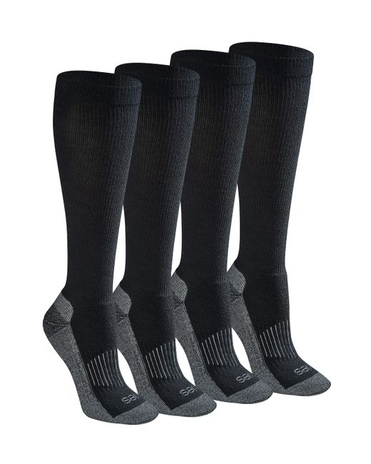 Dickies Light Comfort Compression Over-the-calf Socks in Black | Lyst