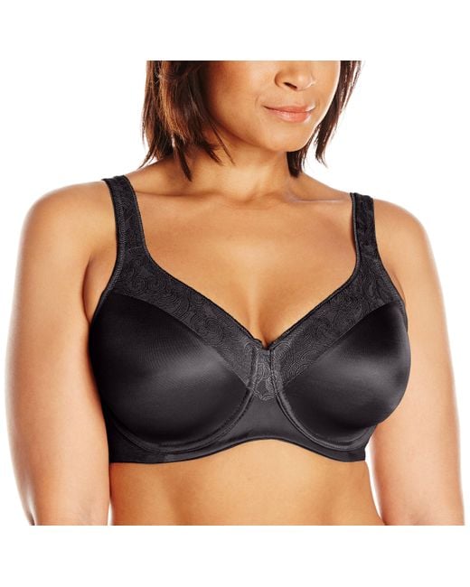 Playtex Black Secrets Undercover Slimming With Shaping Foam Underwire Full Coverage Bra