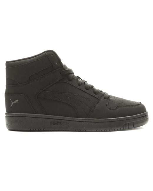 PUMA Black Rebound Layup Sneaker for men