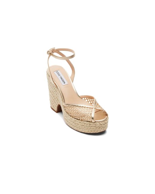Steve madden raffia sandals sales