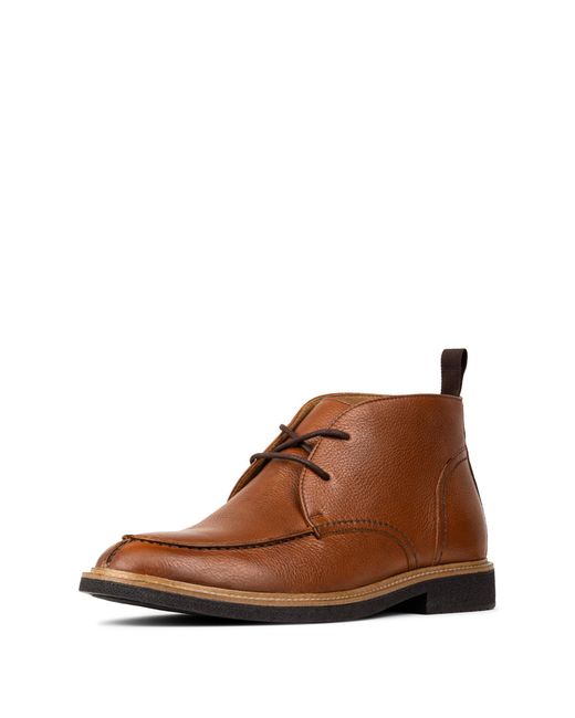 Donald J Pliner Brown Donald Pliner Kingston Tumbled Calf Chukka Boot for men