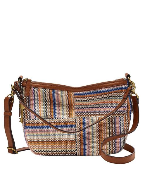 Fossil Jolie Crossbody in Brown Lyst