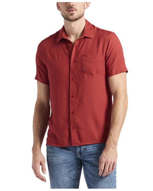 Buffalo David Bitton Short Sleeve Sirilo Casual Tailored Fitted Button Down for men