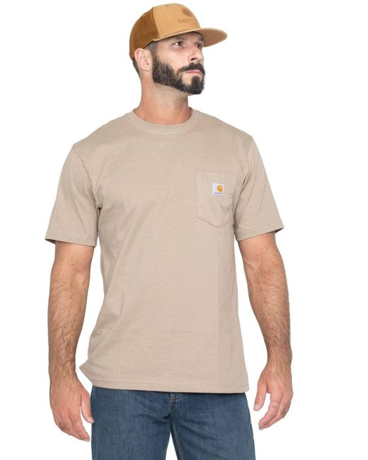 Carhartt Multicolor K87 Workwear Short Sleeve T-shirt (regular And Big & Tall Sizes) for men