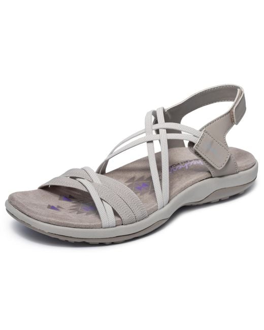 Skechers Metallic Reggae Slim-takes Two Sporty Sandal