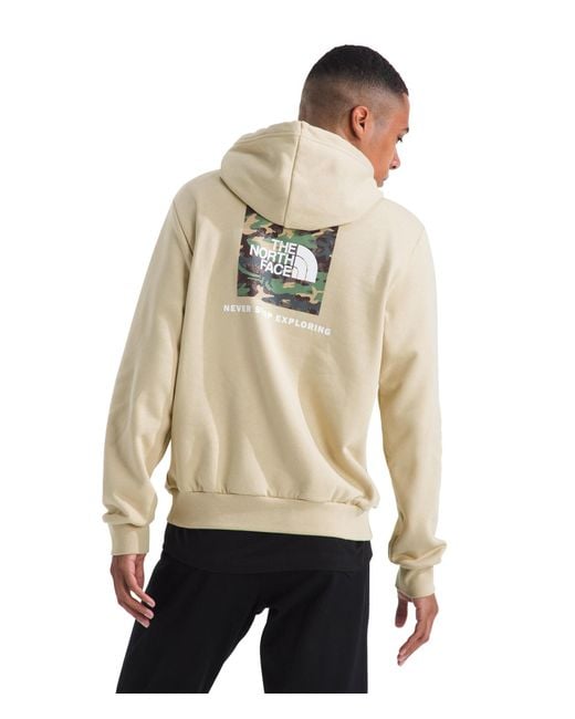 The North Face Natural Evolution Box Camo Fill Hoodie | Sweatshirt With 2 Piece Hood for men