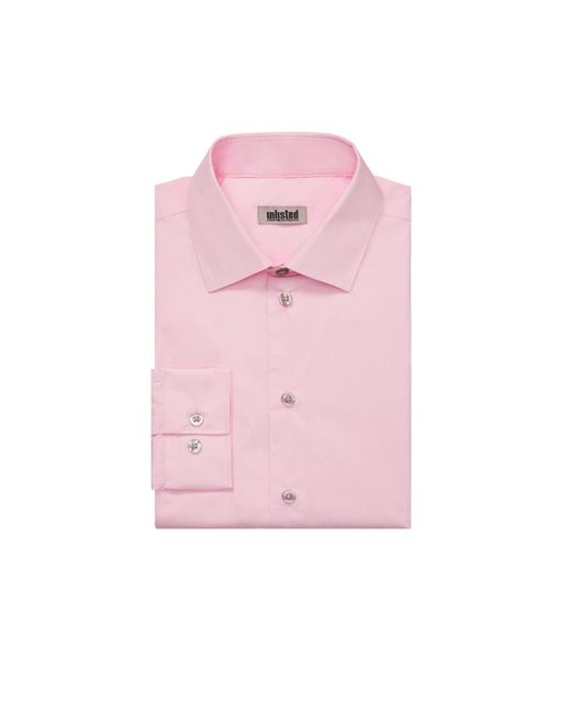 Kenneth Cole Kleid Regular Fit Solid Klassisches Hemd in Pink für Herren