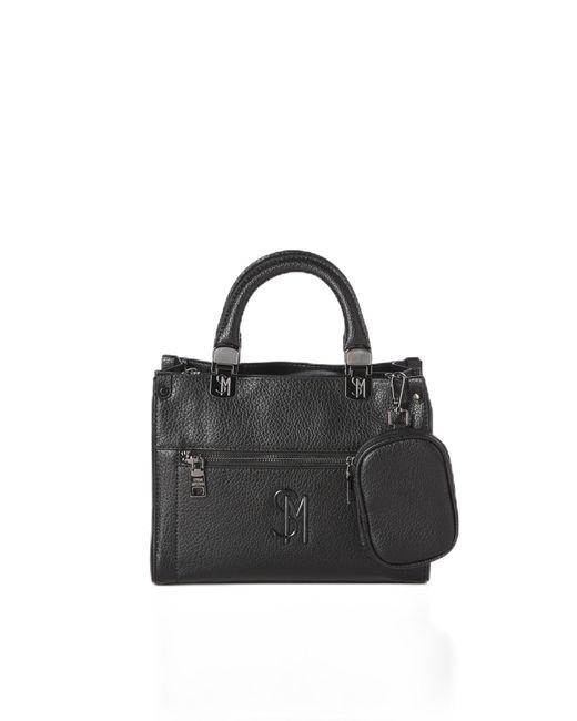 Steve Madden Black Small Satchel BZELDA Kleine Umhängetasche