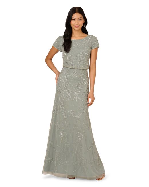 Beaded Mesh Cocktail Dress Beaded Evening Dress Adrianna Papell Women's Beaded Long Dress - Elegant Special Occasion Gown Elegant Women's Evening Dress Illusion Neckline Dress Beaded Mesh Cocktail Dress Beaded Evening Dress Adrianna Papell Women's Beaded Long Dress - Elegant Special Occasion Gown Elegant Women's Evening Dress Illusion Neckline Dress