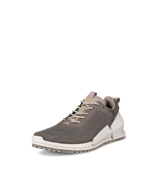 Ecco White Biom 2.0 Knit Cross Trainer Sneaker for men