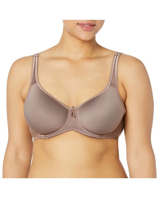 Wacoal Brown Basic Beauty Lightly Padded Underwire Full Coverage T-shirt Bra