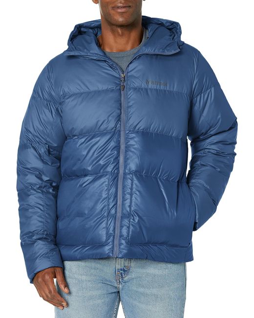 Marmot Blue 's Guides Hoody Jacket | Down-insulated for men
