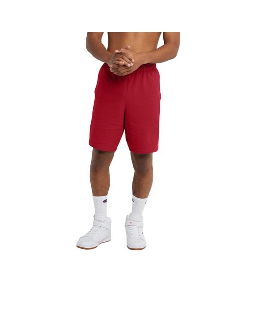 Champion Red , Everyday, Lightweight Long Shorts For for men