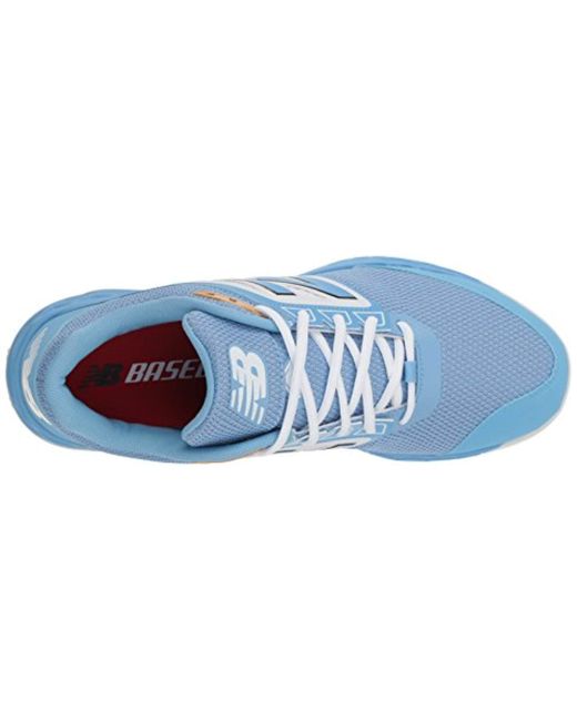 New Balance Rubber 3000v4 Turf Baseball Shoe in Light Blue ...