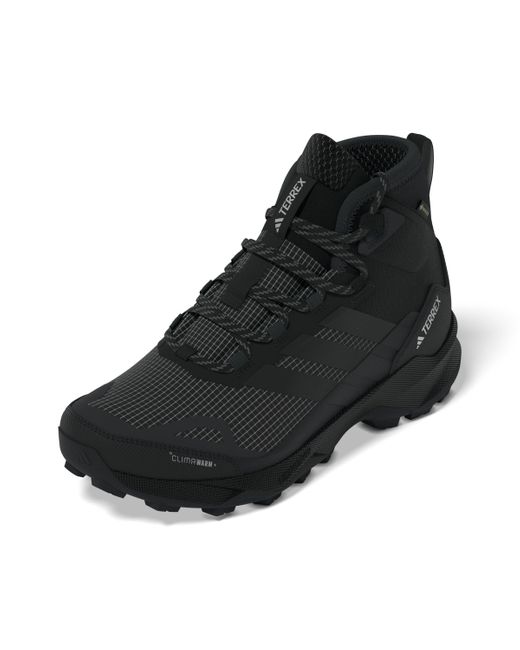 Adidas Black Terrex Skychaser Ax5 Mid Top Gore-tex Climawarm+ Hiking Shoe for men