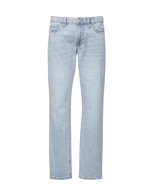 Buffalo David Bitton Blue Relaxed Straight Driven Jeans for men