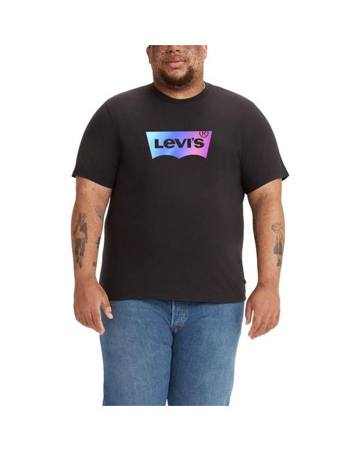 Levi's Big & Tall Graphic Tees, in Black for Men | Lyst