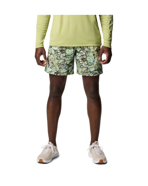 Columbia Green Pfg Super Backcast Ii Quick Dry Swim Short for men